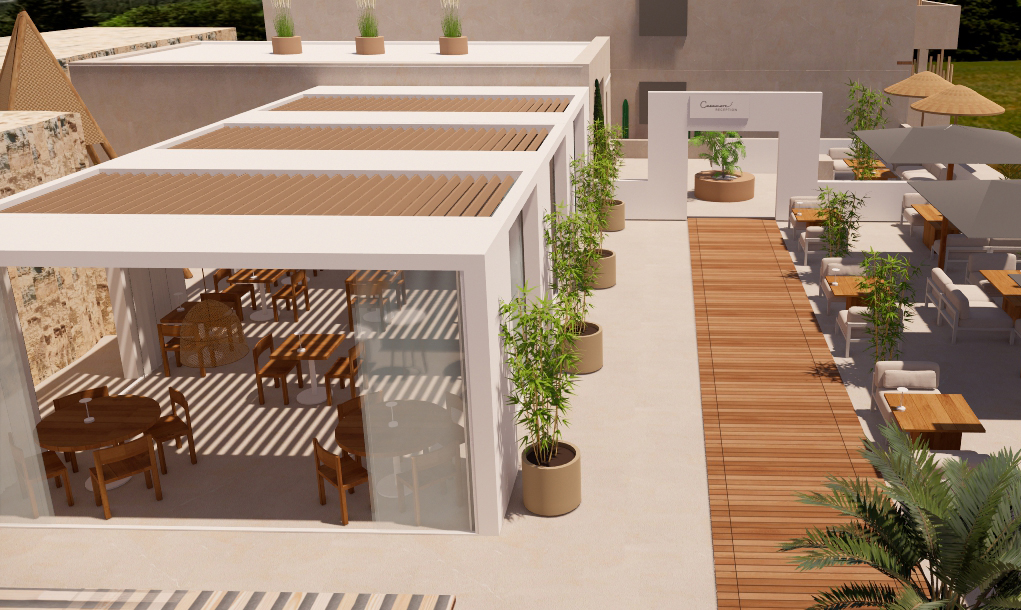 Terrasse du restaurant Casamore