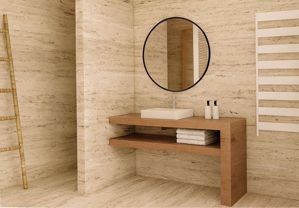 Salle de bain de la Chambre Rooftop du Casamore