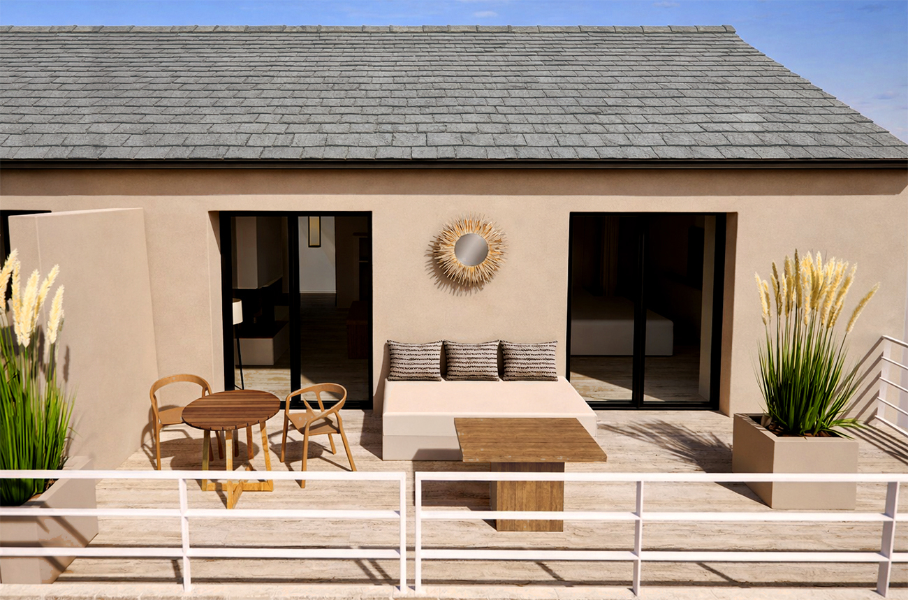 Terrasse de la Suite Villa du Casamore